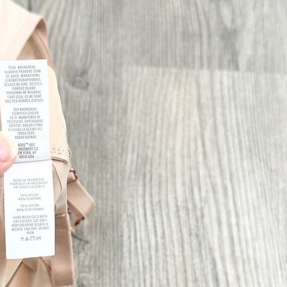 Aerie Smoothez Mesh Balconette Unlined Tan Bra NWT 32B / 34B - Picture 5 of 7